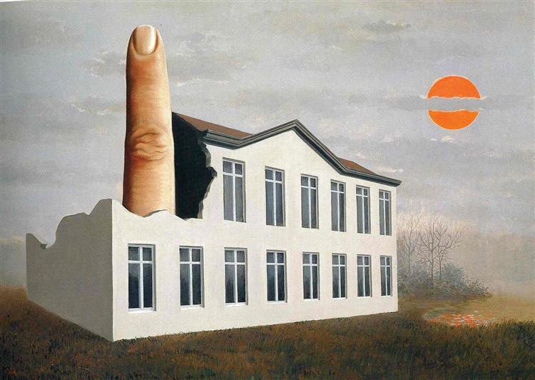 rene magritte, the-revealing-of-the-present-1936(1).jpg!Large